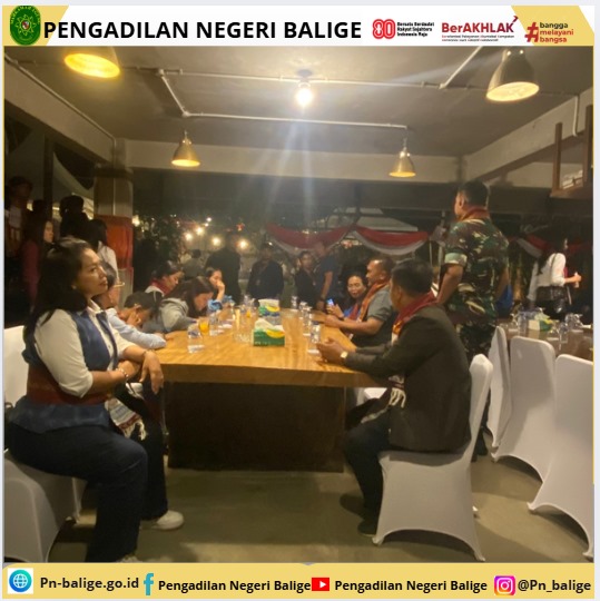 Pengadilan Negeri Balige mengikuti Acara gala dinner farewall kegiatan F1 Powerboat Championship